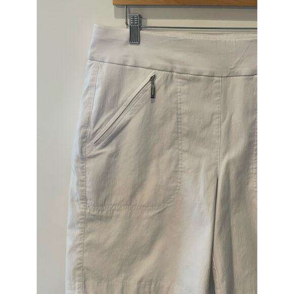 Jamie Sadock Bermuda Shorts Womens 14 White Golf Casual Summer Cargo Pocket - Picture 3 of 9